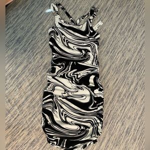 NOBO Black and White Print Dress